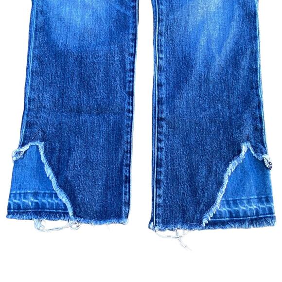 Frame Denim Le High Straight Released Hem Jeans Carl Wash Women’s Size 29 - Picture 5 of 12